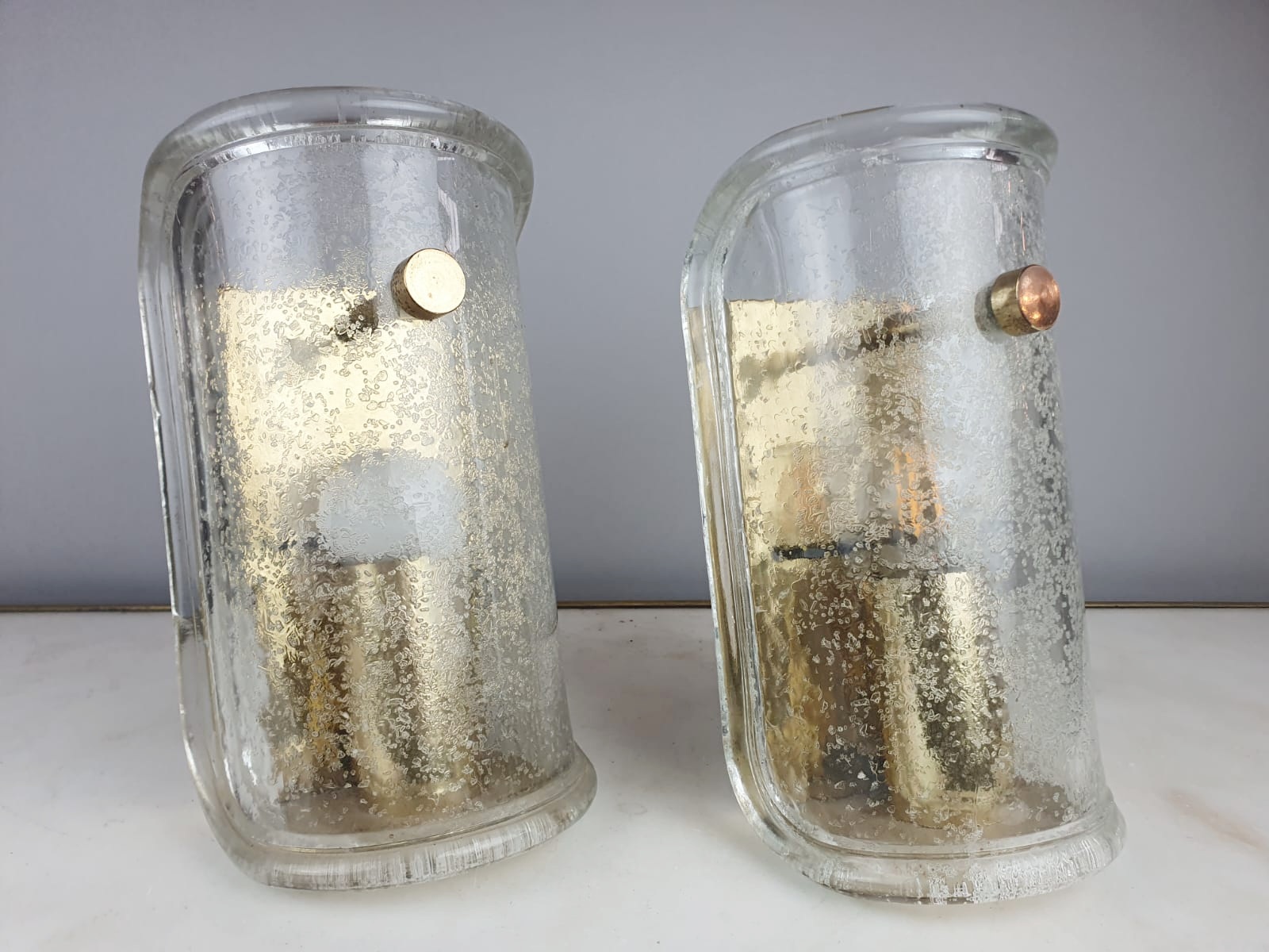 Pair of Murano glass sconces from Limburg, circa 1960