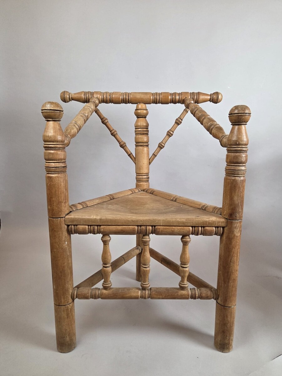 Pair of Scandinavian beechwood armchairs