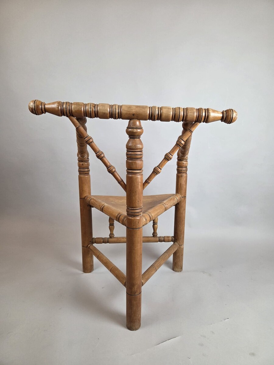 Pair of Scandinavian beechwood armchairs