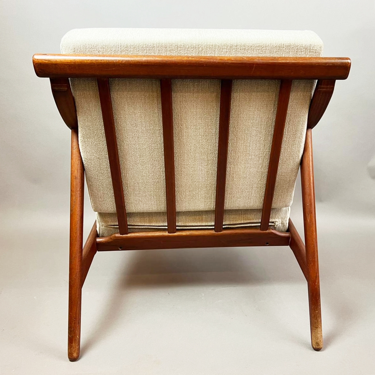 Pair of Scandinavian teak armchairs, 1950s