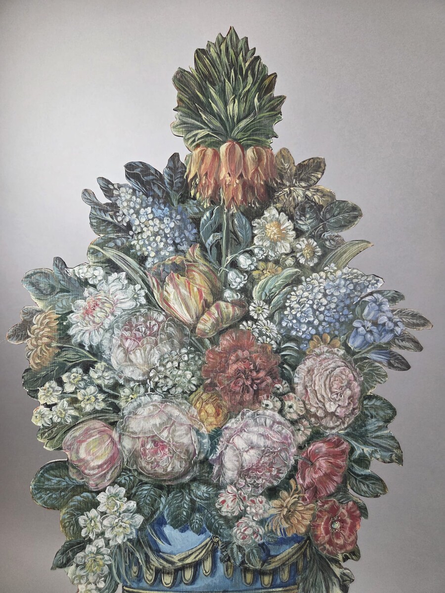 Pair of trompe l'oeil panels, early 20th century