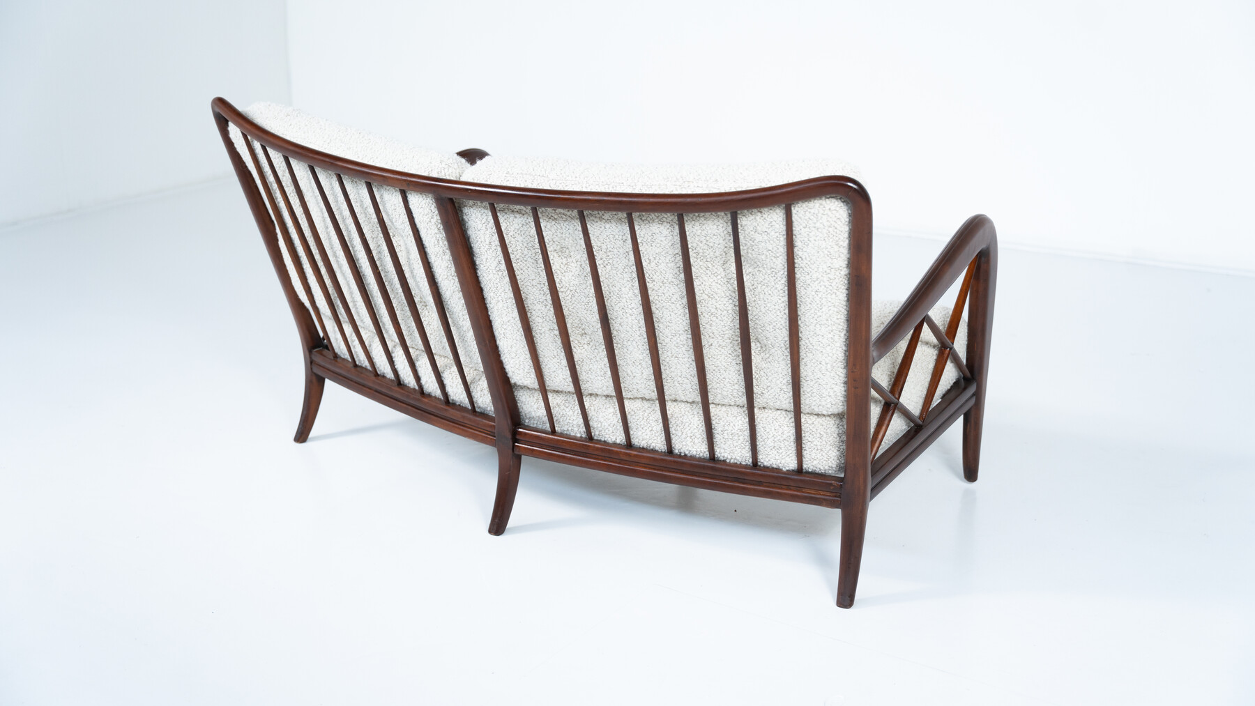 Paolo Buffa, 2-seater sofa, Italy, circa 1950