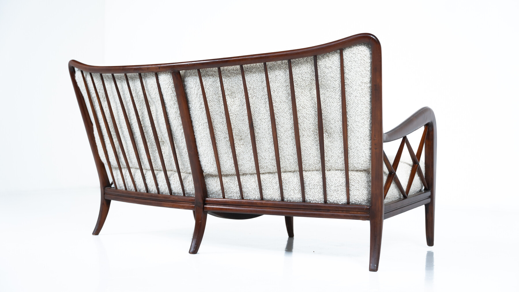 Paolo Buffa, 2-seater sofa, Italy, circa 1950