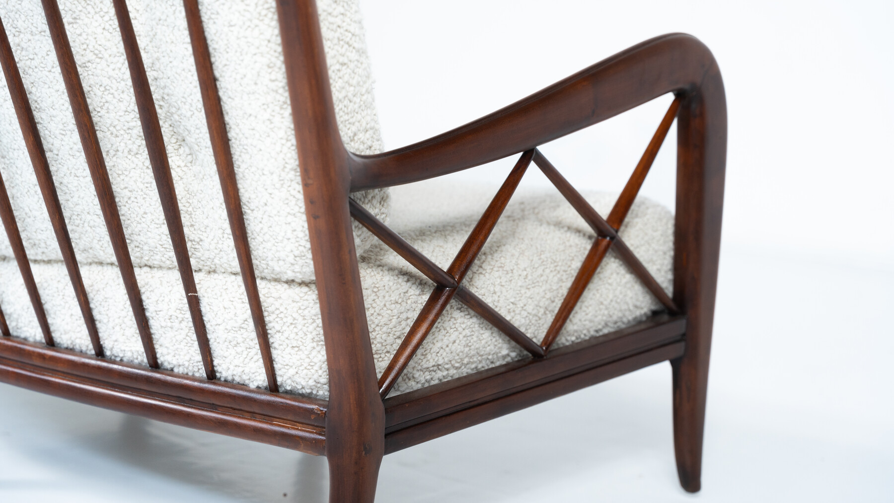 Paolo Buffa, 2-seater sofa, Italy, circa 1950