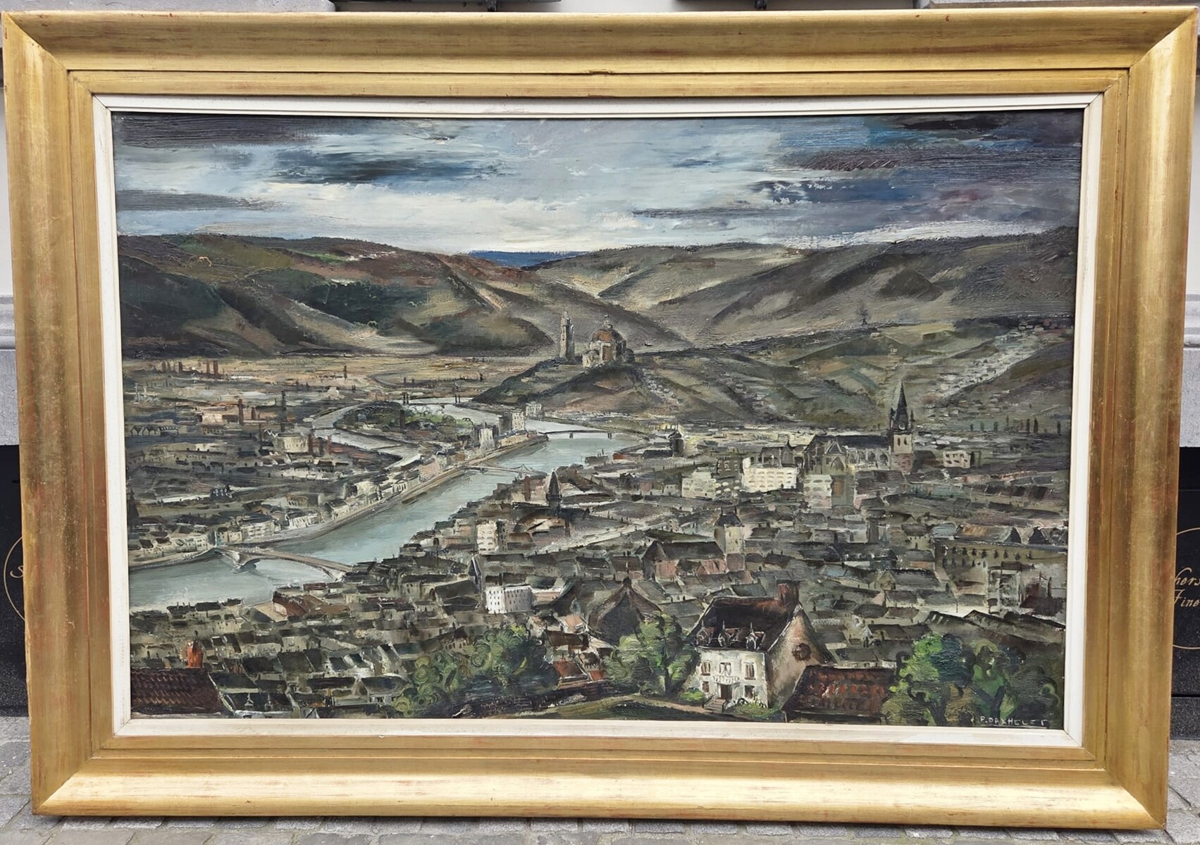 Paul Daxhelet (1905 - 1993) Belgian school, oil on canvas 