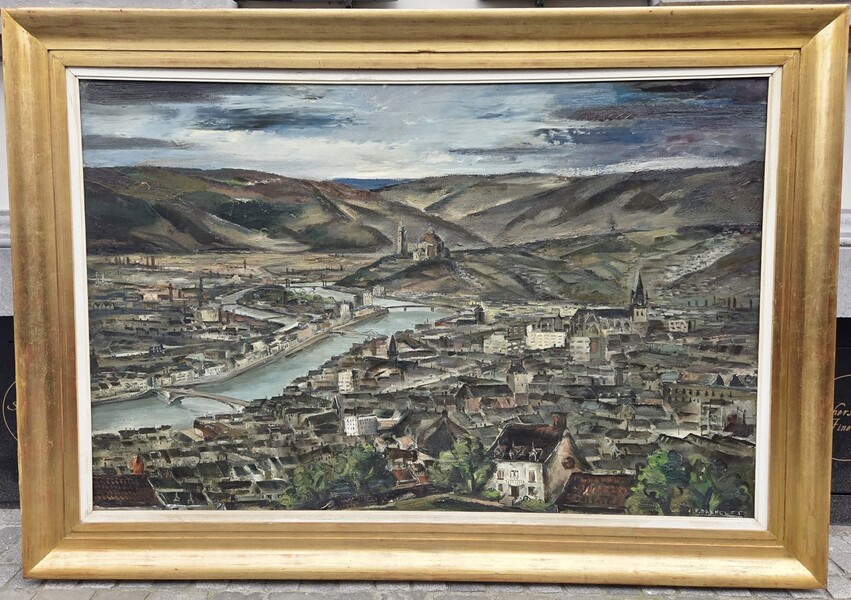 Paul Daxhelet (1905 - 1993) Belgian school, oil on canvas 