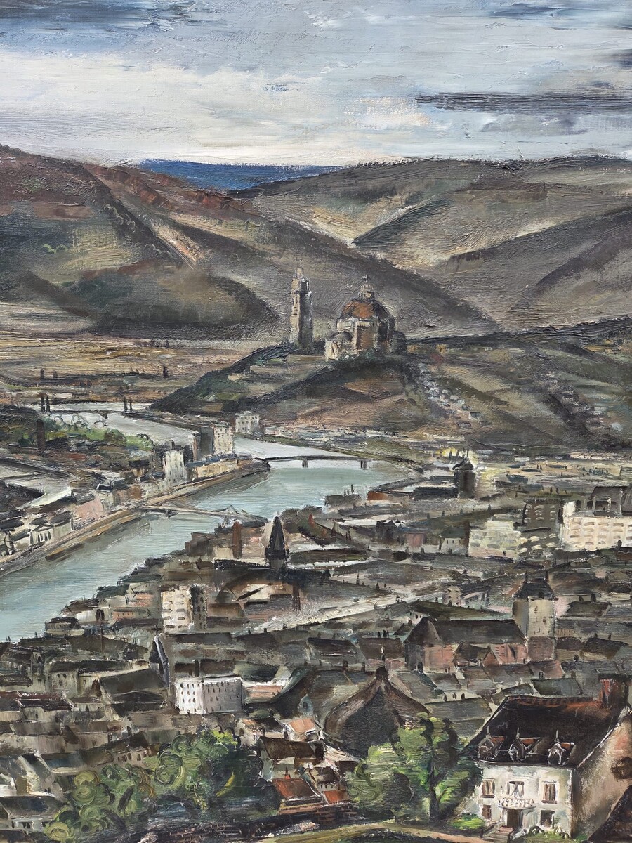 Paul Daxhelet (1905 - 1993) Belgian school, oil on canvas 