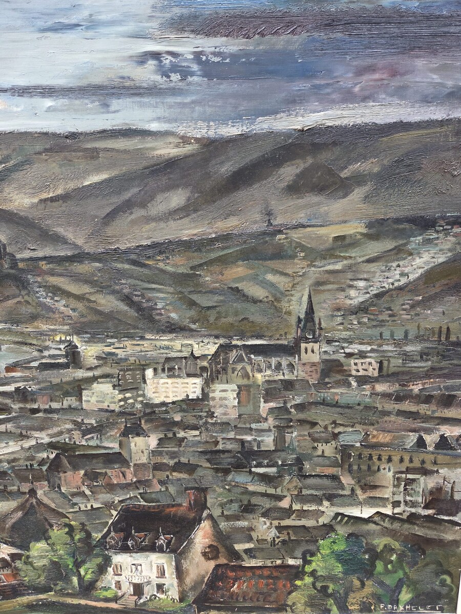 Paul Daxhelet (1905 - 1993) Belgian school, oil on canvas 