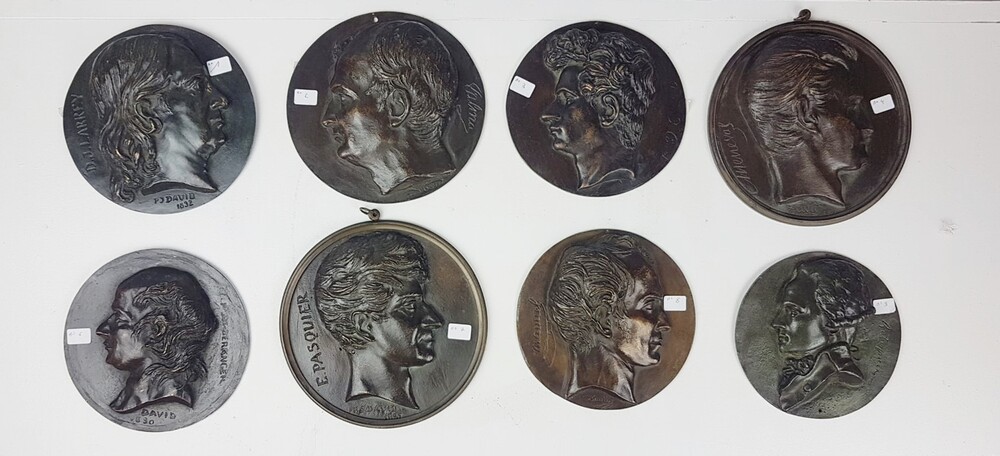 Pierre Jean David, bronze medallions