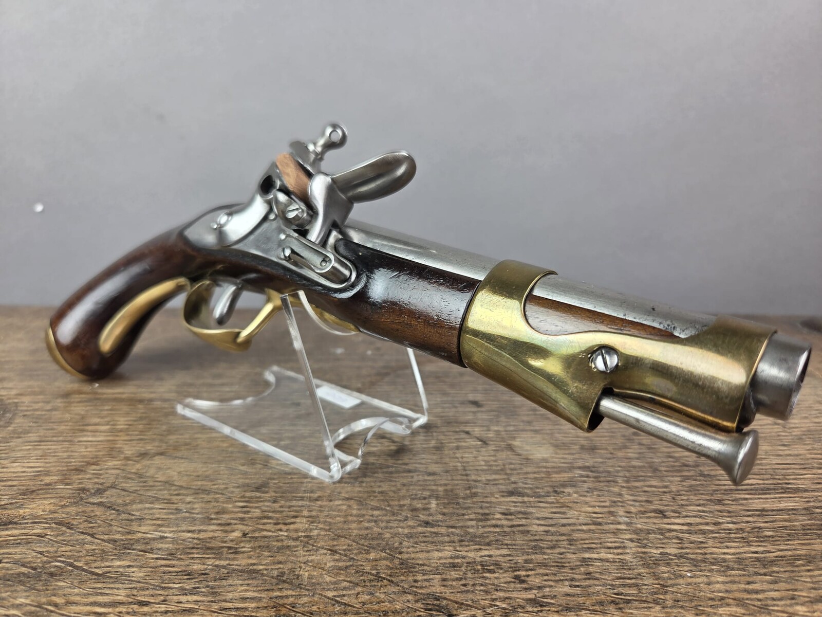 Pistolet demi arçon, France An 2 (1793-94) Révolutionnaire