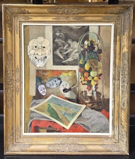 Pol F. Mathieu, Belgian school, 20th century, Oil on canvas 