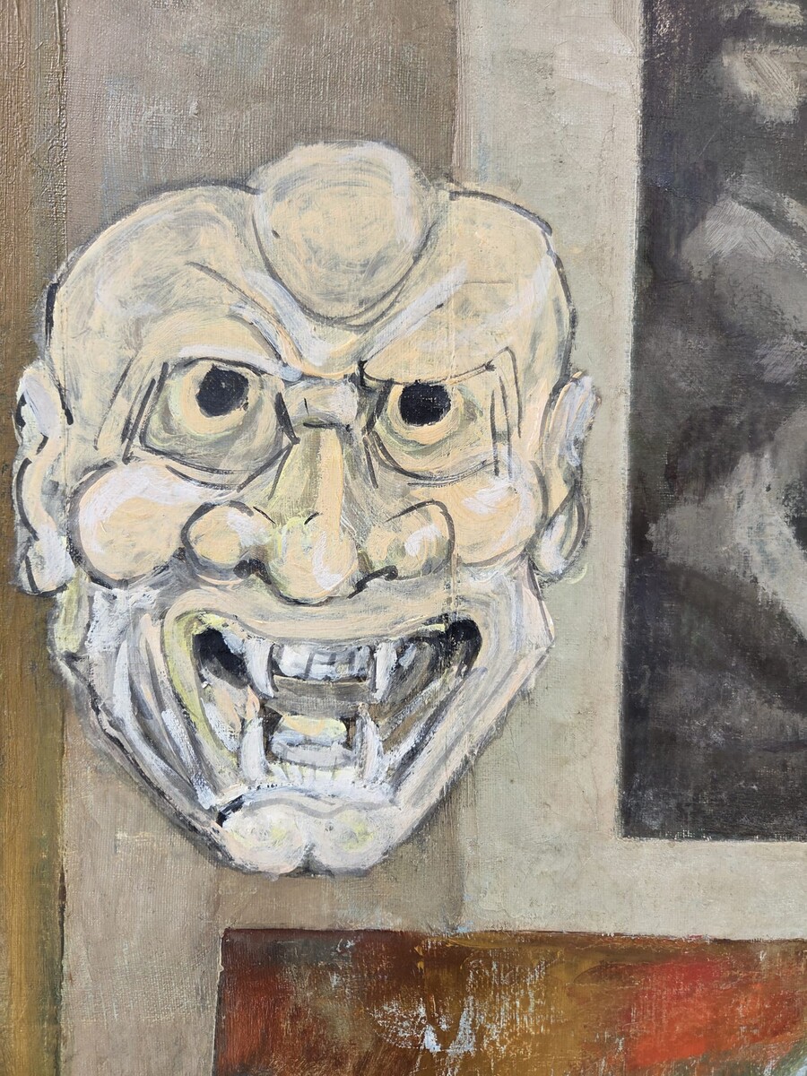 Pol F. Mathieu, Belgian school, 20th century, Oil on canvas 