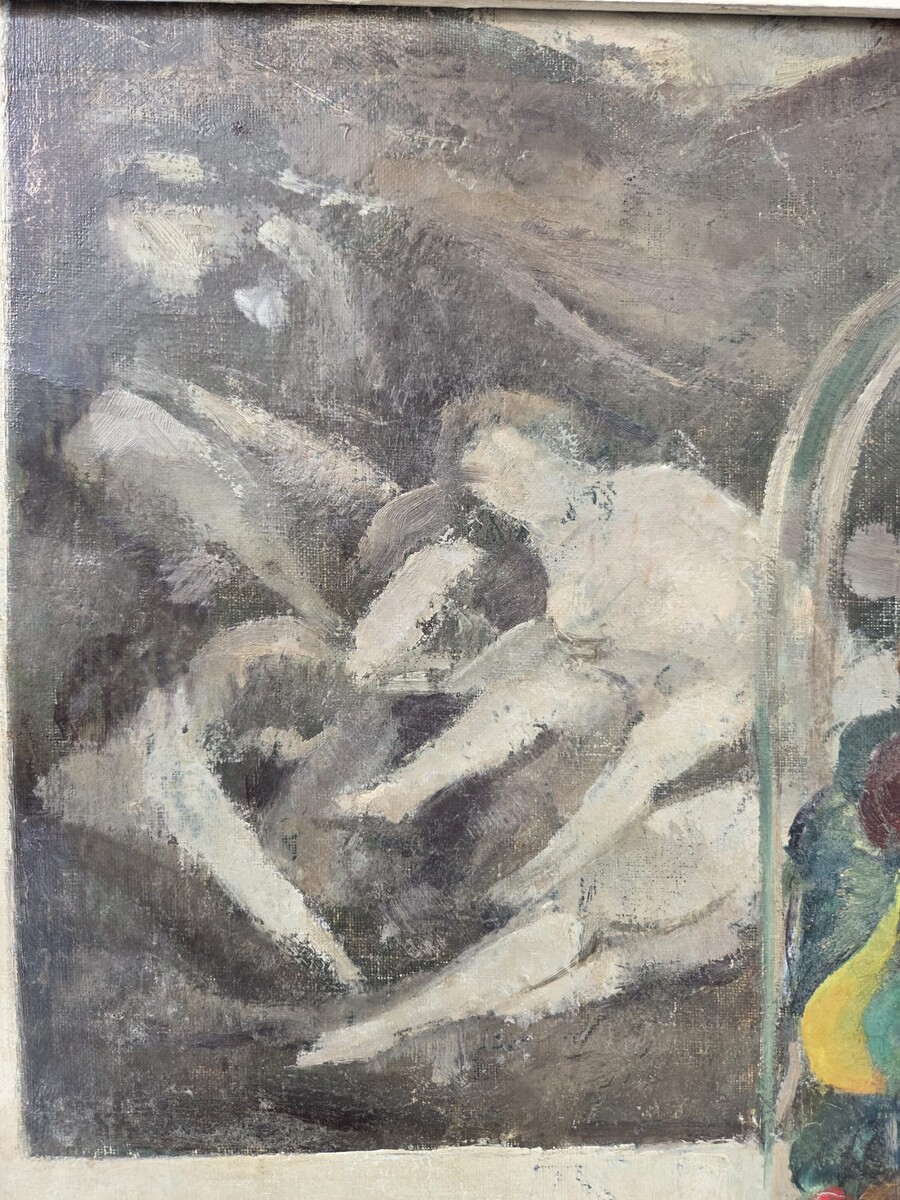 Pol F. Mathieu, Belgian school, 20th century, Oil on canvas 