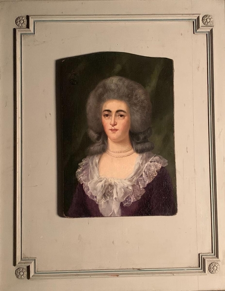 Portrait of a baroness, oil on canvas