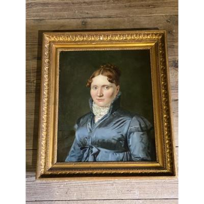 Portrait signed Van Dorne, oil on canvas