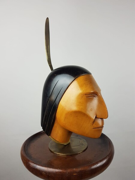 Rare North American Indian head - Hagenauwer - Vienna