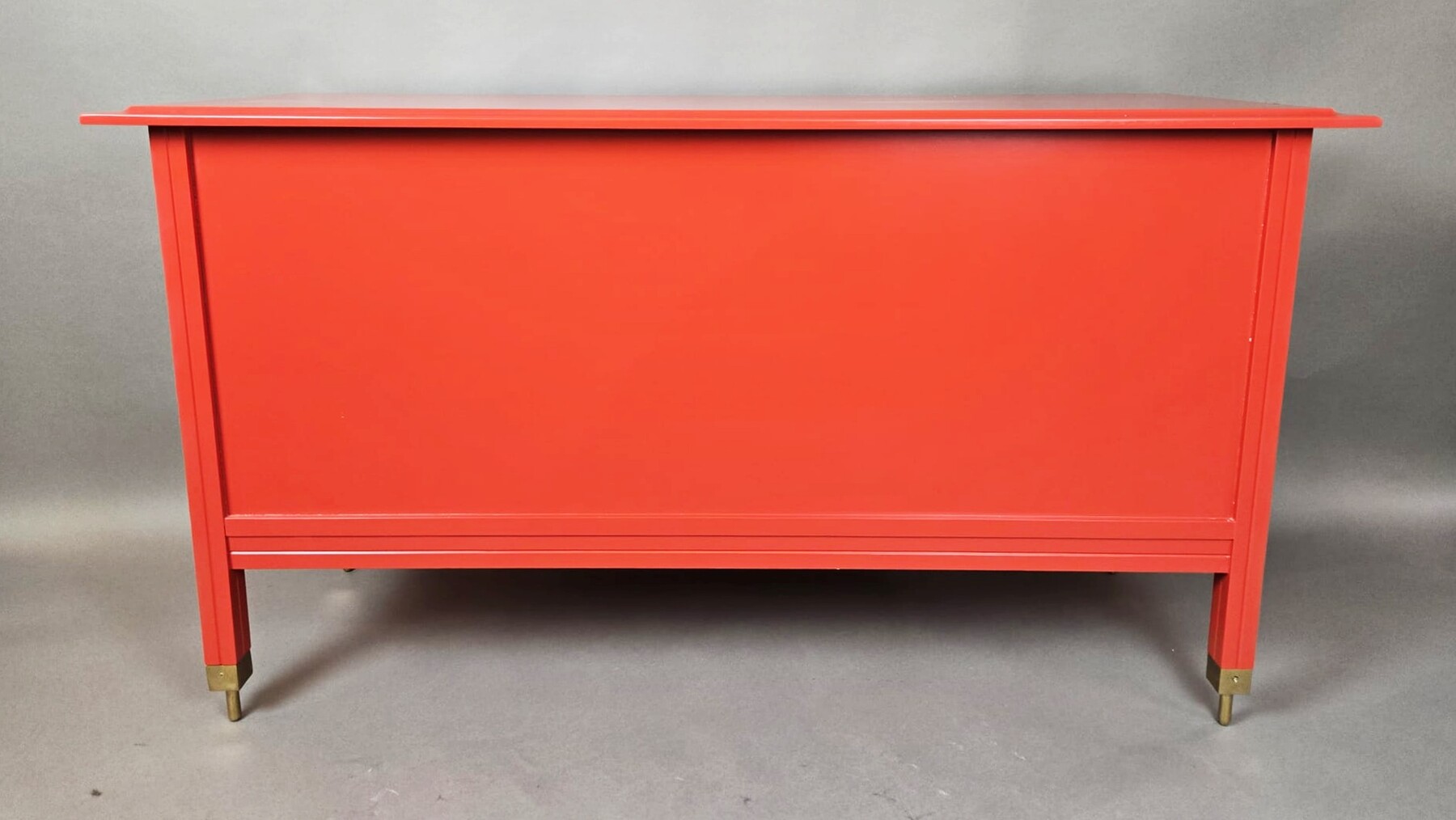Red chest of drawers, Carlo de Carli, 1960s