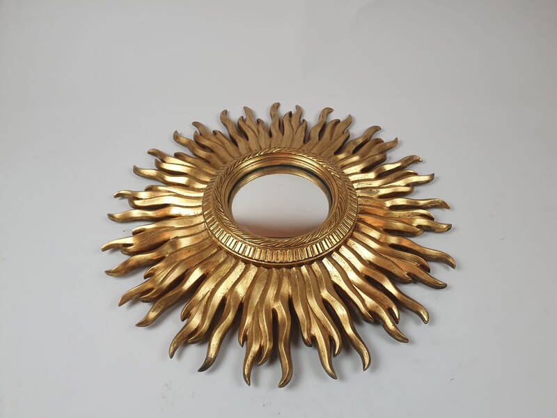 Resin sun mirror, circa 1960