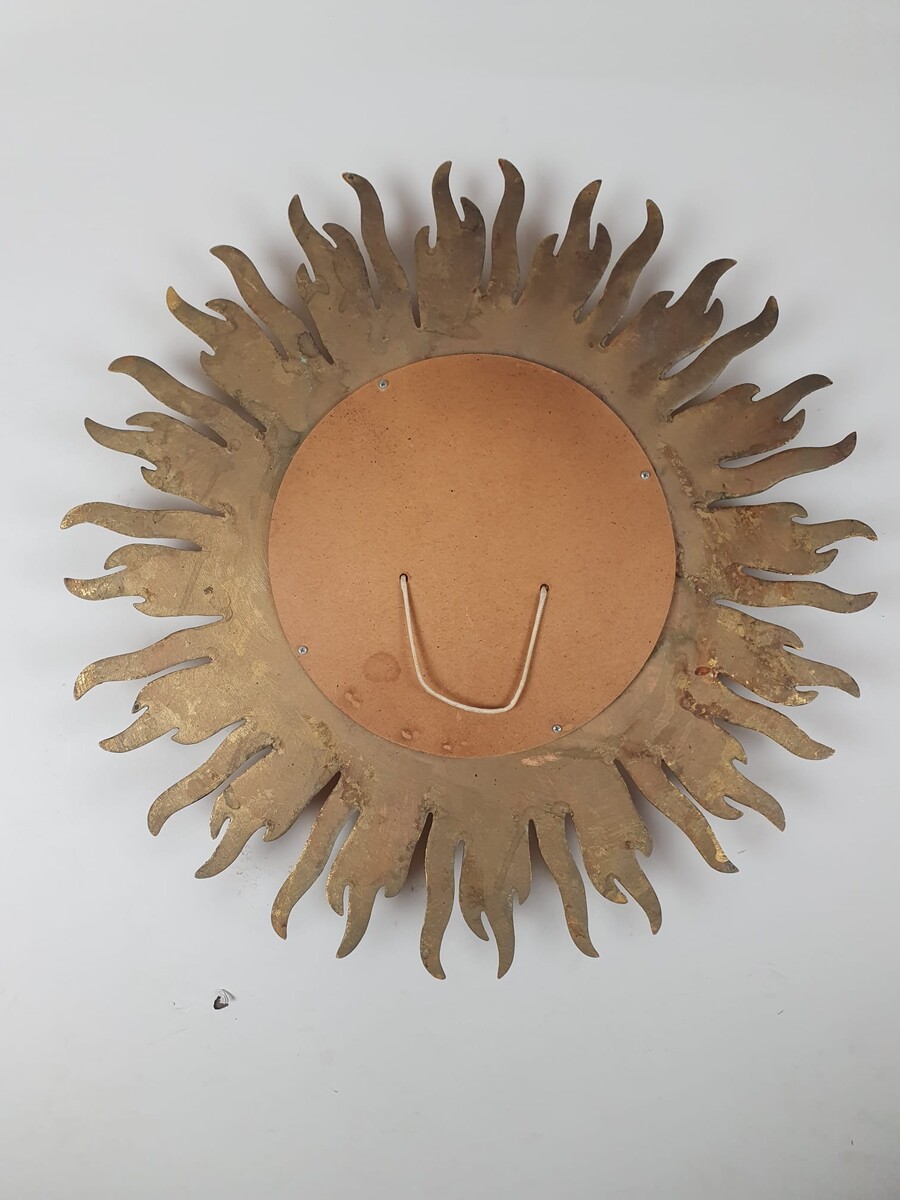 Resin sun mirror, circa 1960