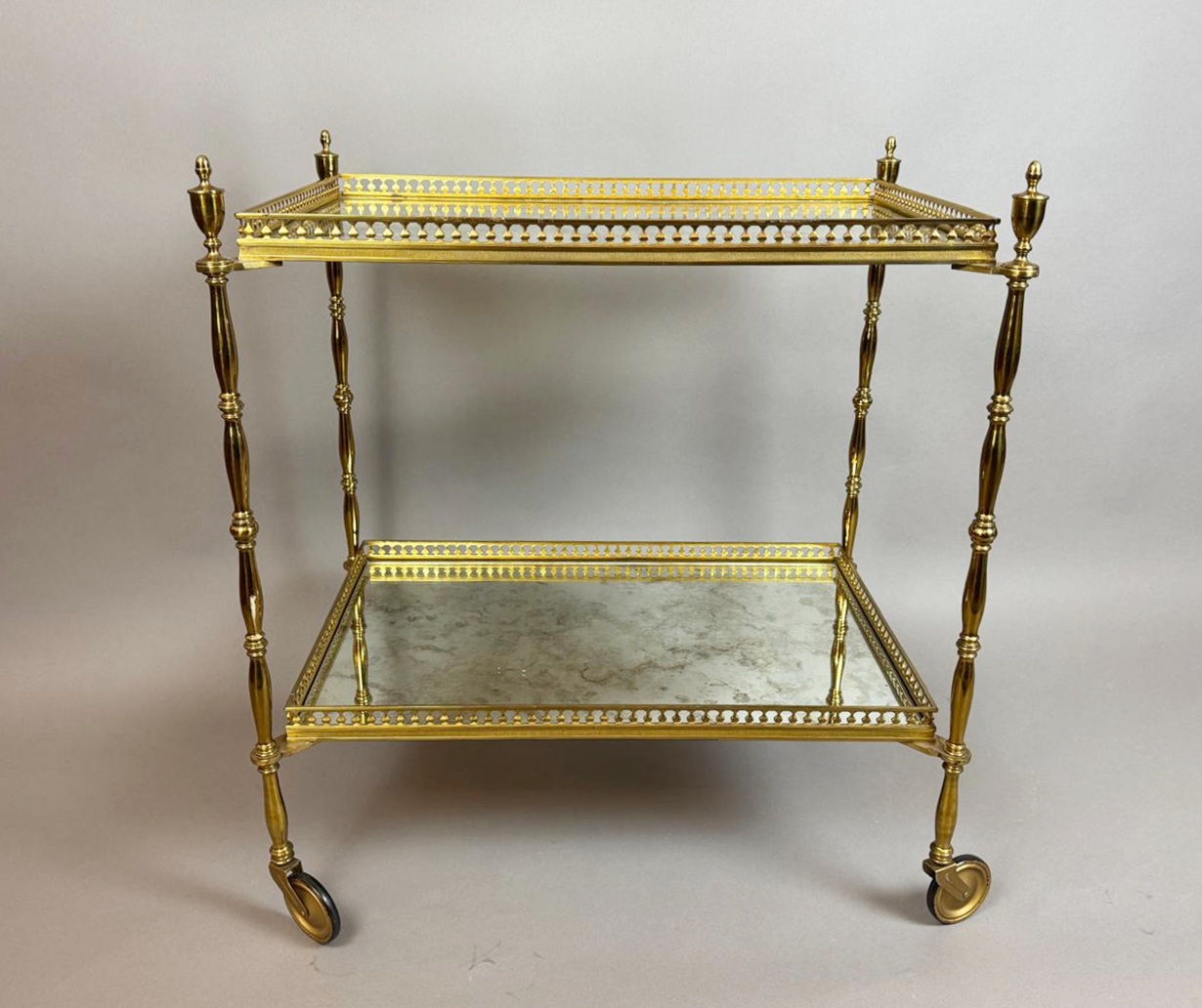 rolling serving cart from the 70s.