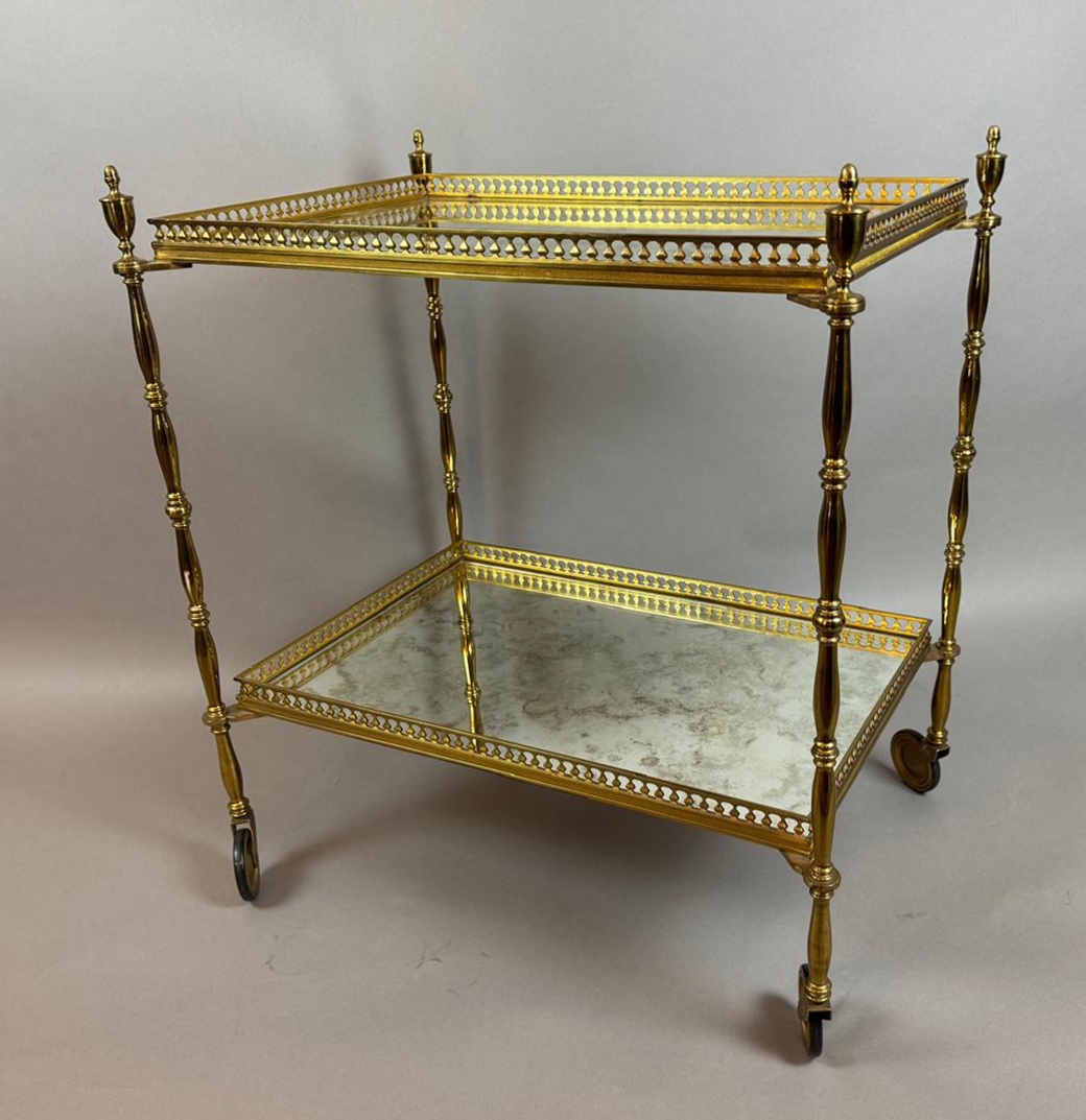 rolling serving cart from the 70s.