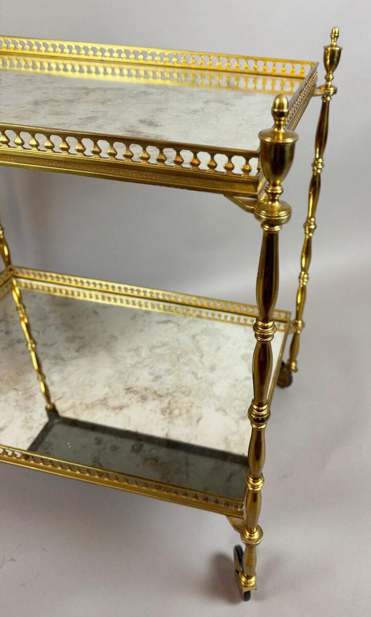 rolling serving cart from the 70s.