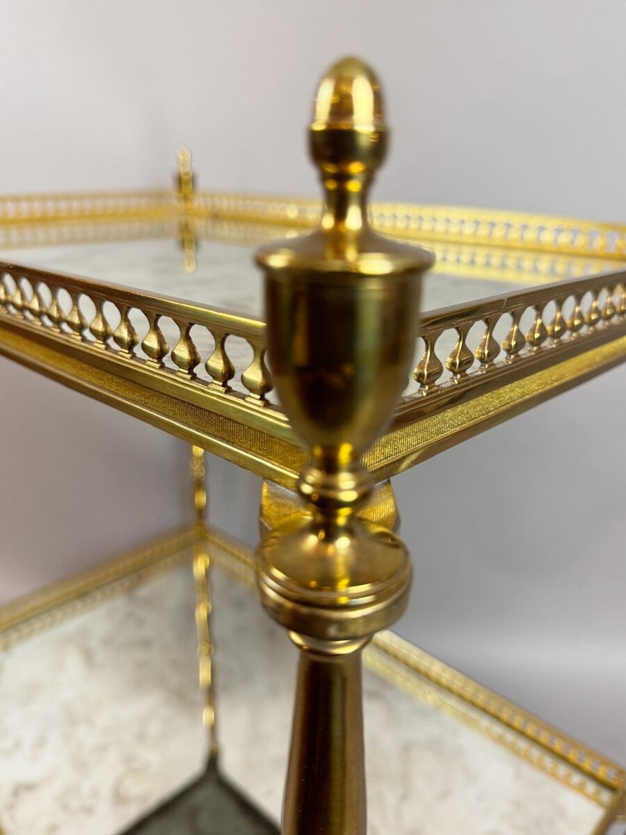 rolling serving cart from the 70s.