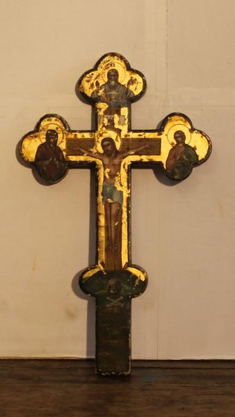 Russian orthodox crucifix, 19th C.