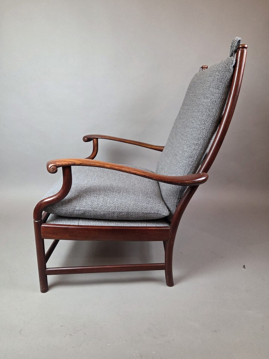 Scandinavian rosewood armchair, Farstrup Møbler, Denmark, circa 1970