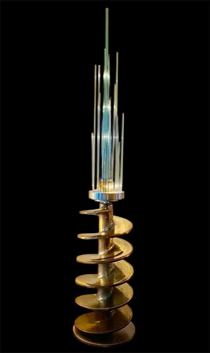 sculpture / lamp by Hervé Isle de Beauchaine