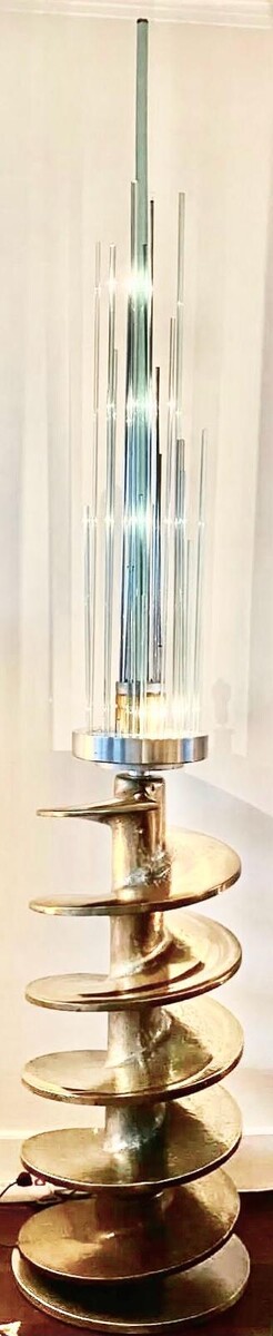 sculpture / lamp by Hervé Isle de Beauchaine