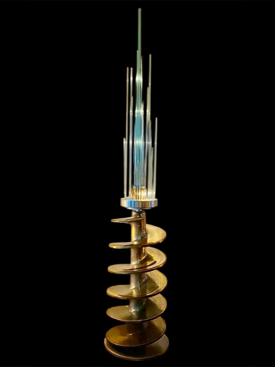 sculpture / lamp by Hervé Isle de Beauchaine