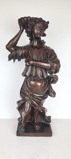sculpture representing a young lady - circa 1780