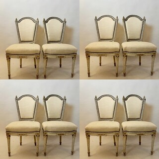 Series Of 8 Style Chairs, 20th.c