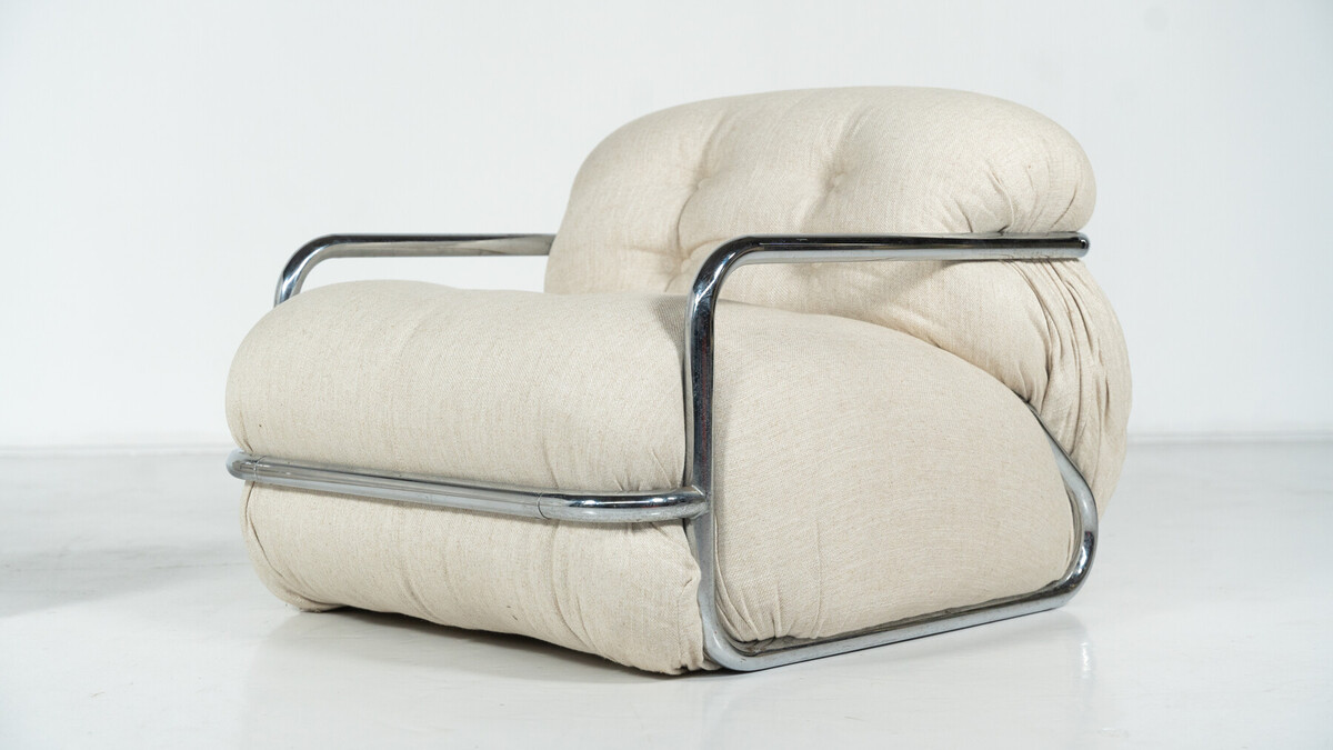 Set by Mario Sabot, Italy,1970s - New Upholstery 