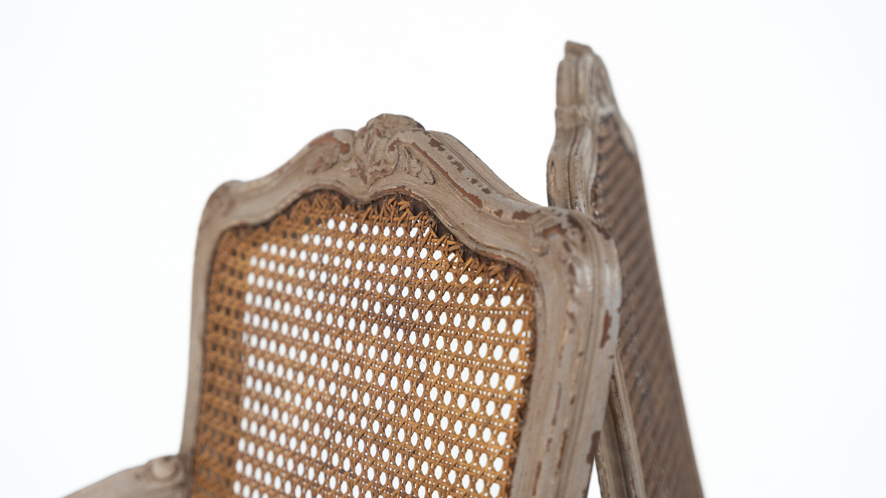 Set of 4 chairs and 2 armchairs, Louis XV style, Belgium