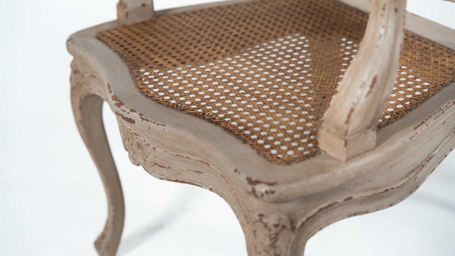 Set of 4 chairs and 2 armchairs, Louis XV style, Belgium