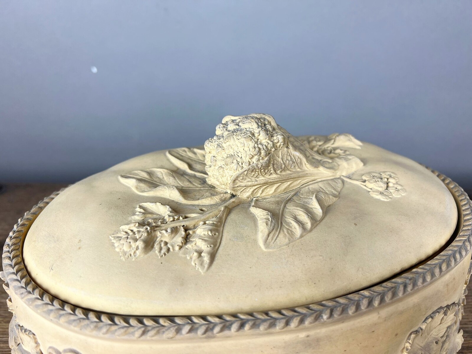 Set of three English ceramic oval terrines, Wedgwood, 19th century