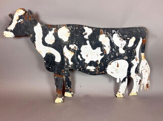 Sheet-metal butcher shop sign, 20th