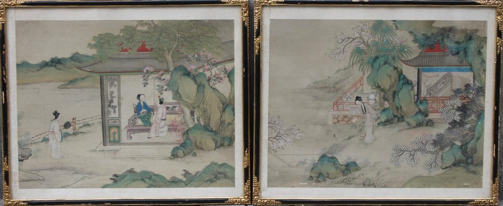 Silk Painting, China 19th.C