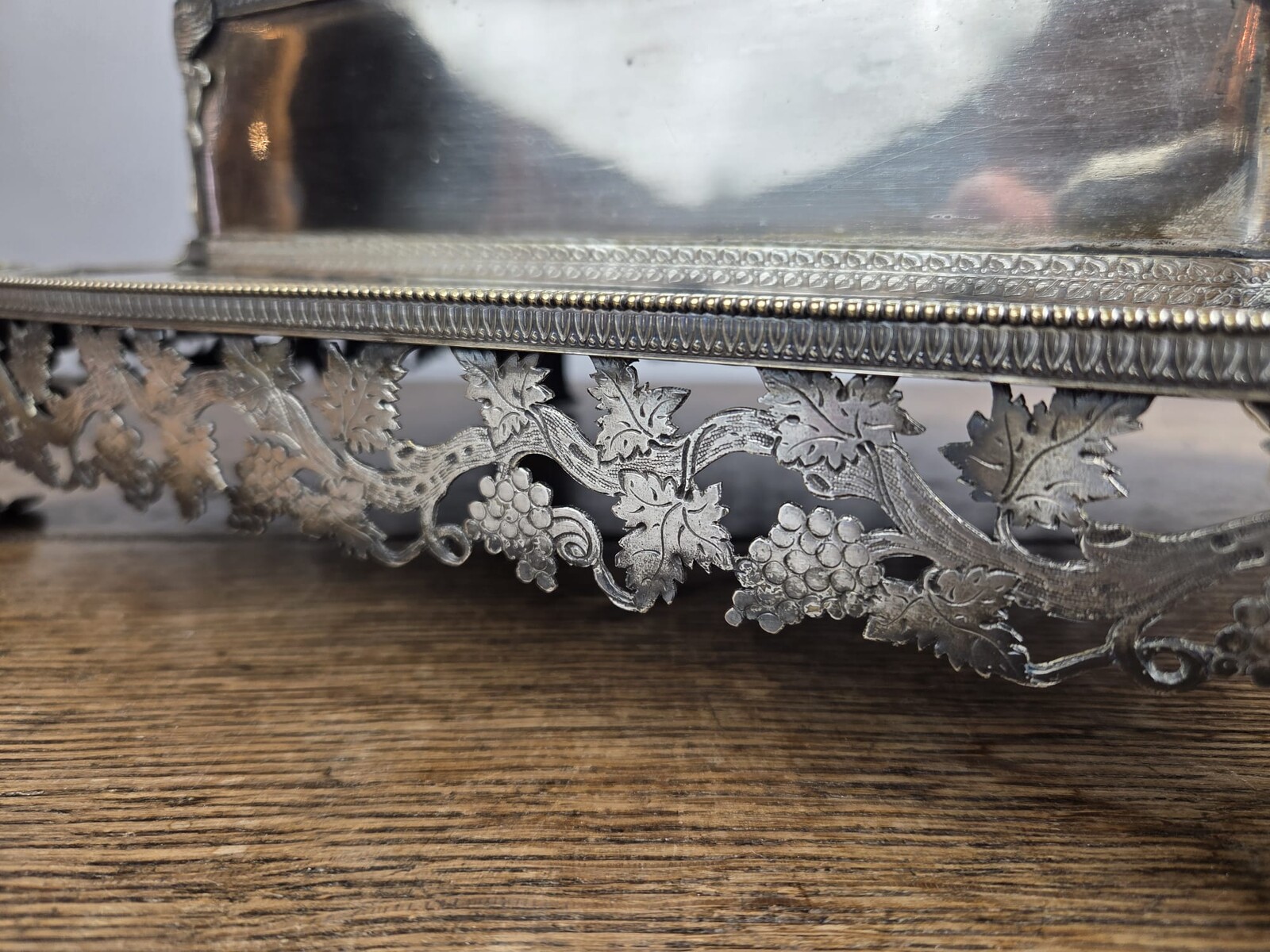 Silver-plated metal centerpiece, 19th