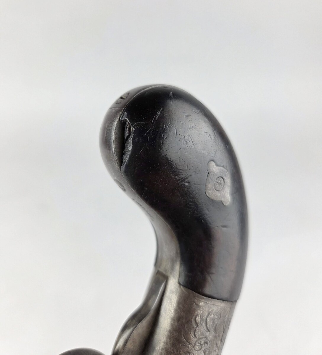 Small transition pistol signed Herman Breveté, Liège circa 1850