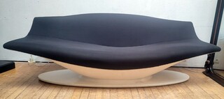 STEINER Paris, free-form sofa, circa 1980 (2 small hooks in the back)