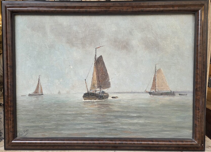 Steppe R., Belgian school, Oil on canvas 