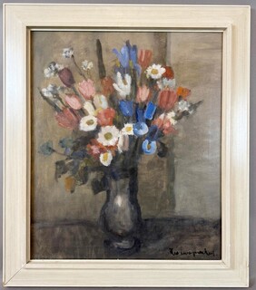 still life with flowers by Theo Swagemakers 