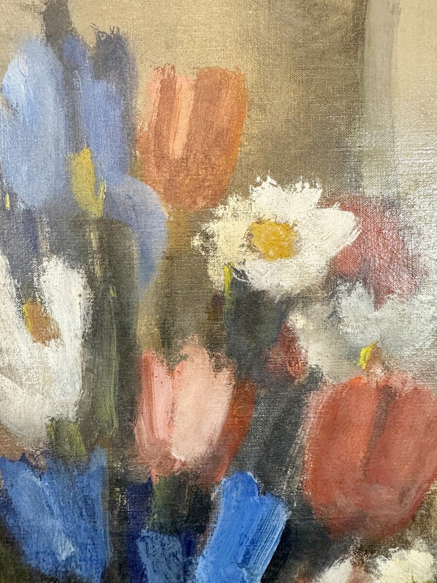 still life with flowers by Theo Swagemakers 