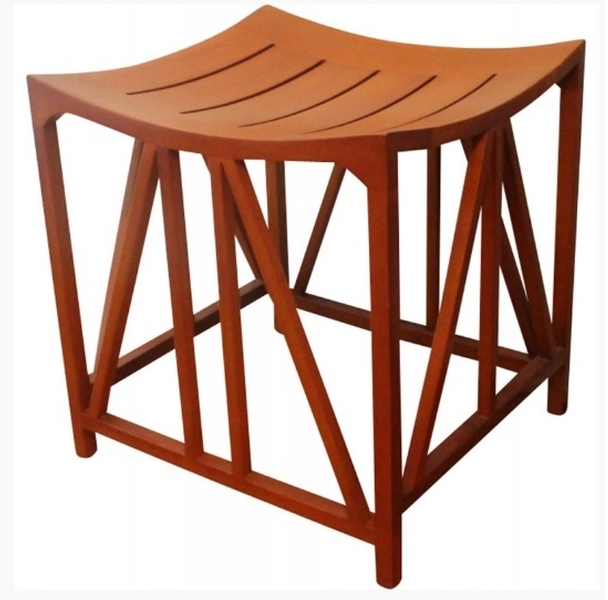 Stool Tutankhamun In Mahogany Belgian Edition