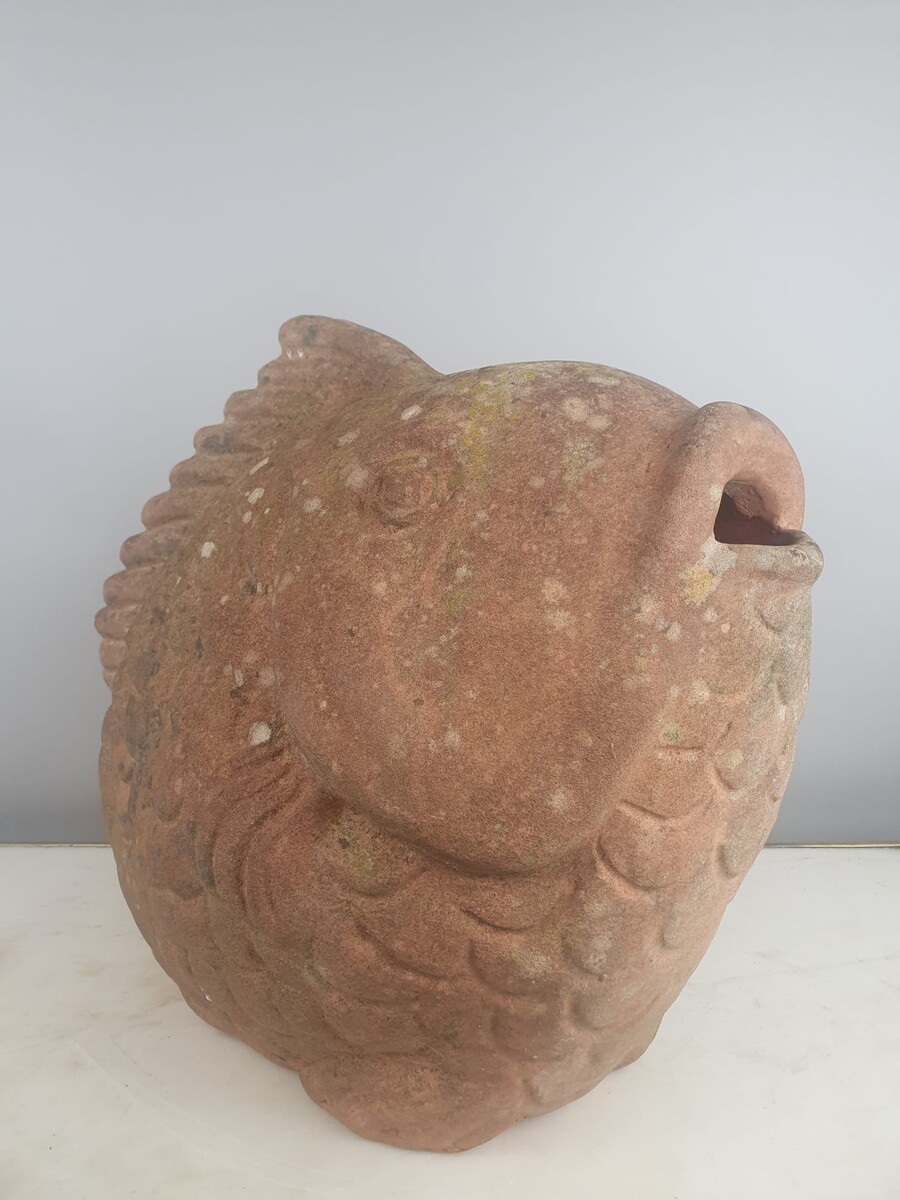 Terracotta fish, circa 1970
