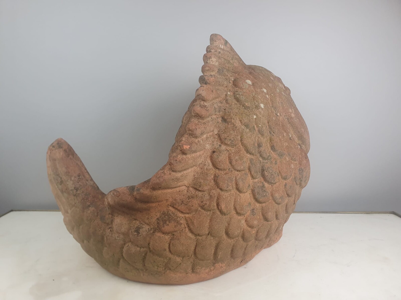 Terracotta fish, circa 1970