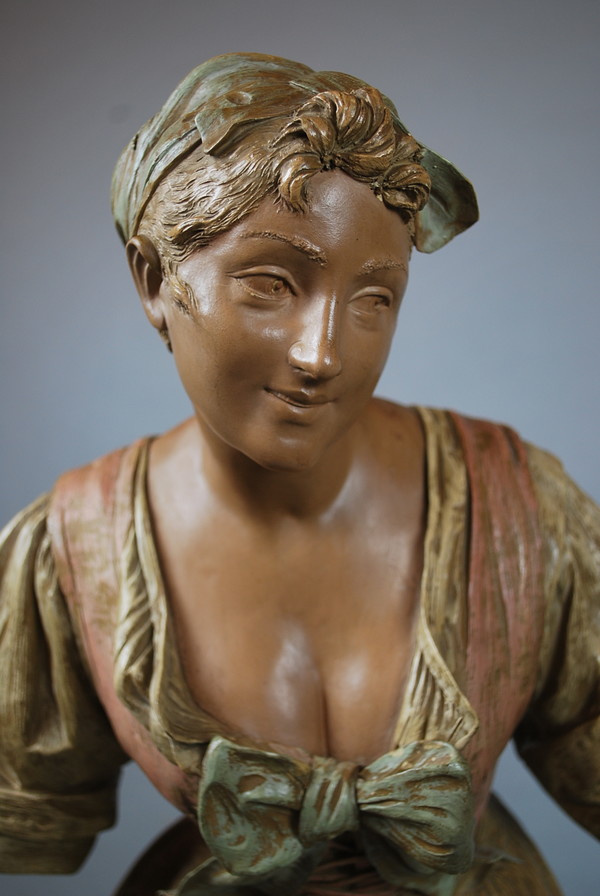 Terracotta sculpture by Ernst Hegenbarth